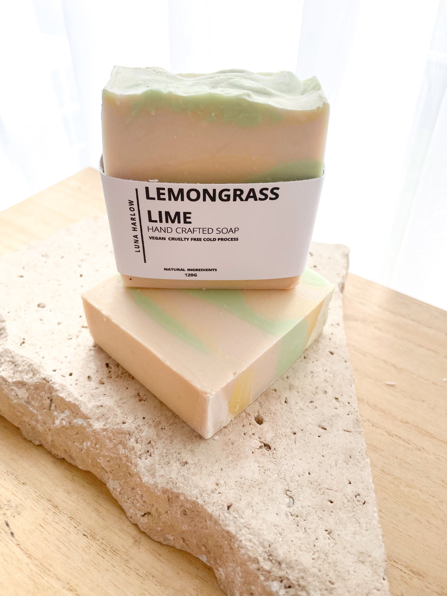 Lemongrass & Lime Cold Process Soap