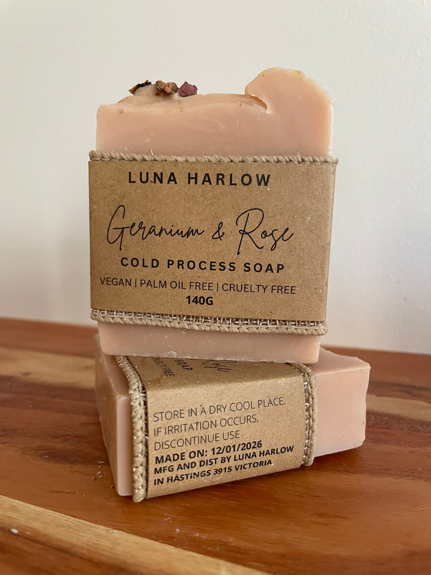 Rose Geranium and Pink Clay