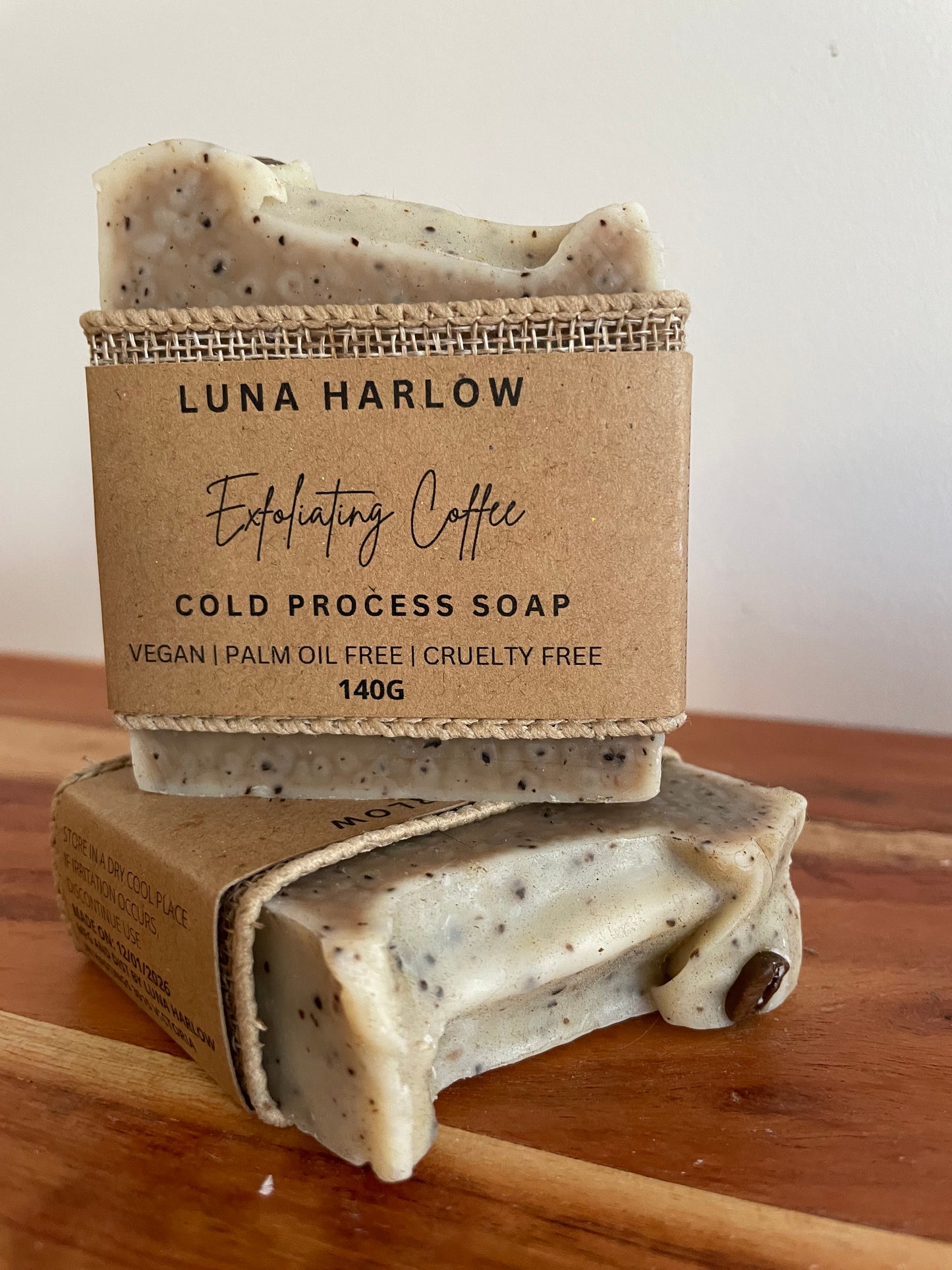 Exfoliating Coffee Cold Process Soap