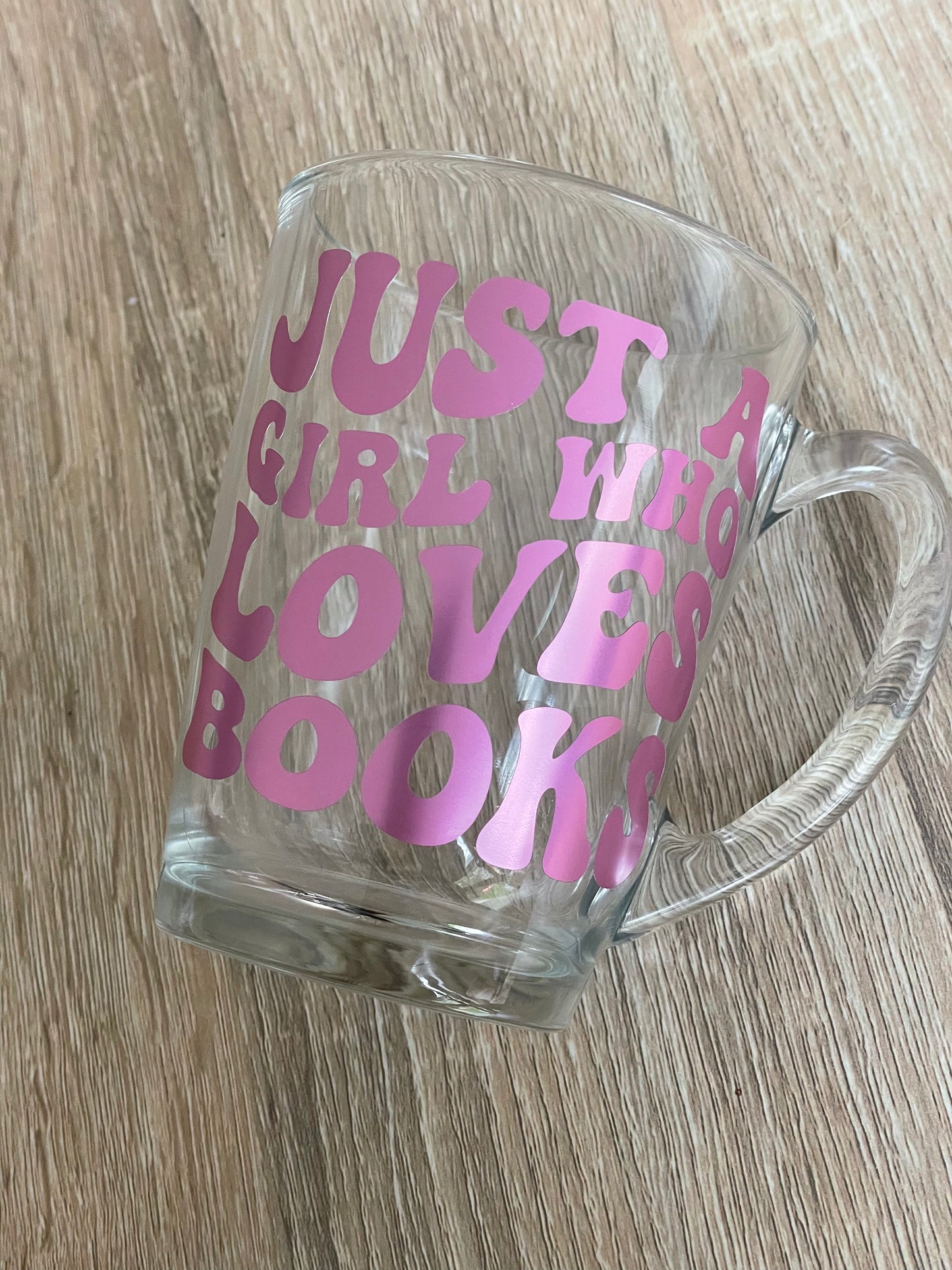 Glass Mug - Pink