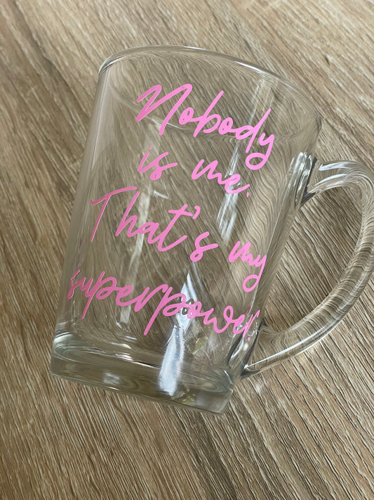 Glass Mug - Positivity
